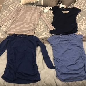 Maternity Shirts. The whole lot is small.